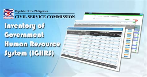 ighrs csc|Inventory of Government Human Resources (IGHR).